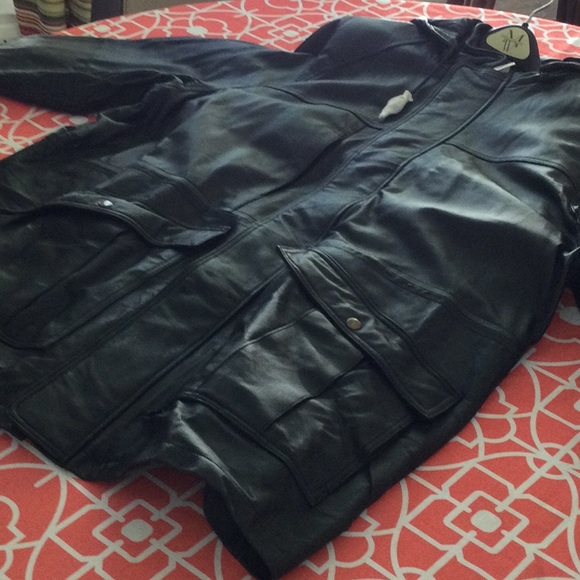 King Size Other - Leather jacket.  Size 2XL